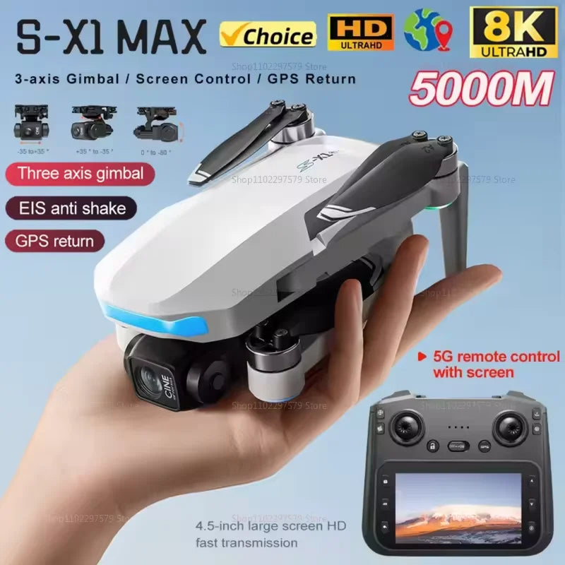 SkyPilot S-X1 8K GPS Drone