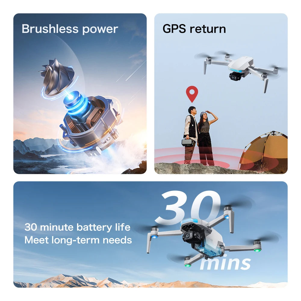 SkyPilot S-X1 8K GPS Drone