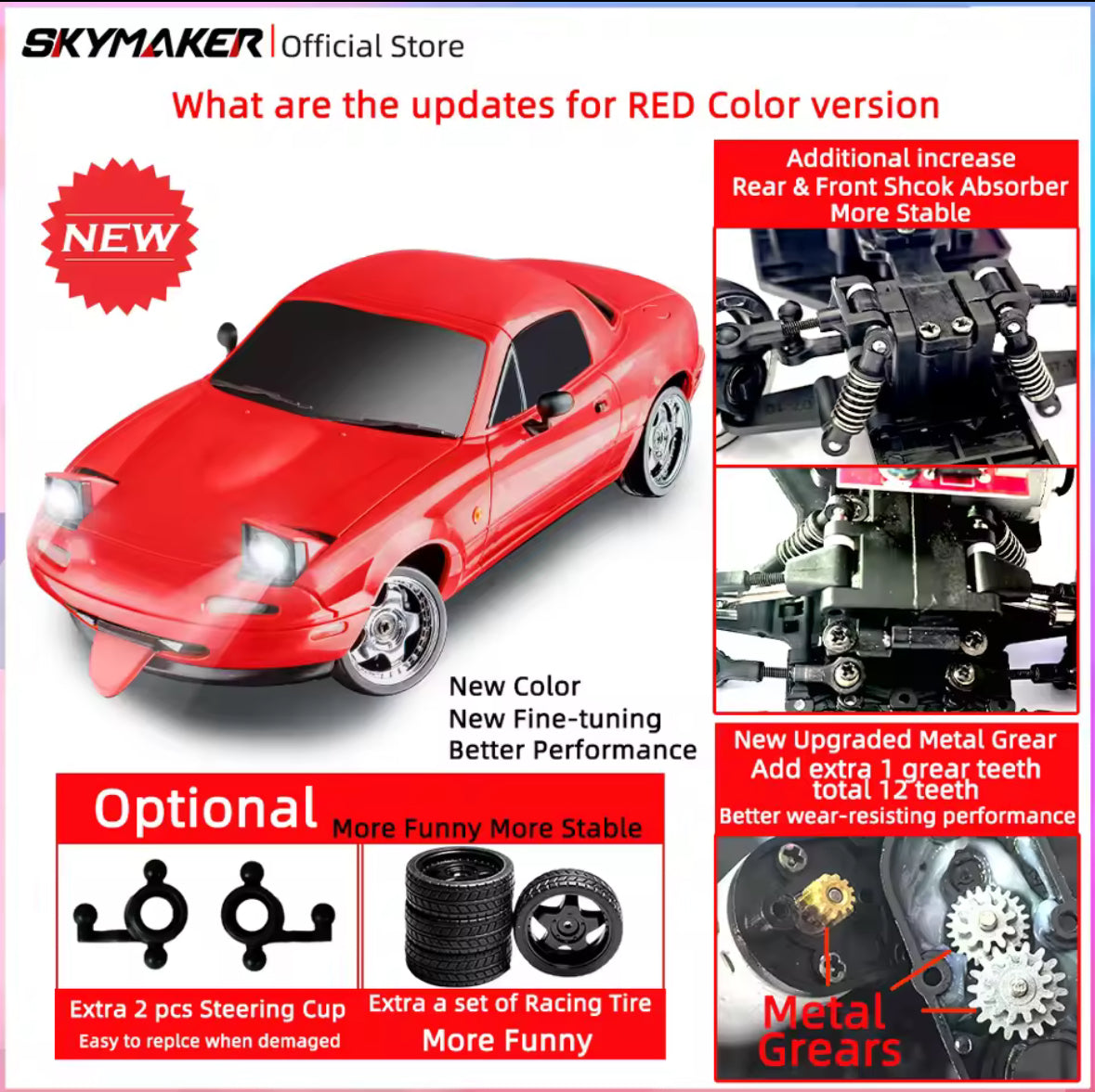 Sky maker LDRC 1/18 RC drift car mx5