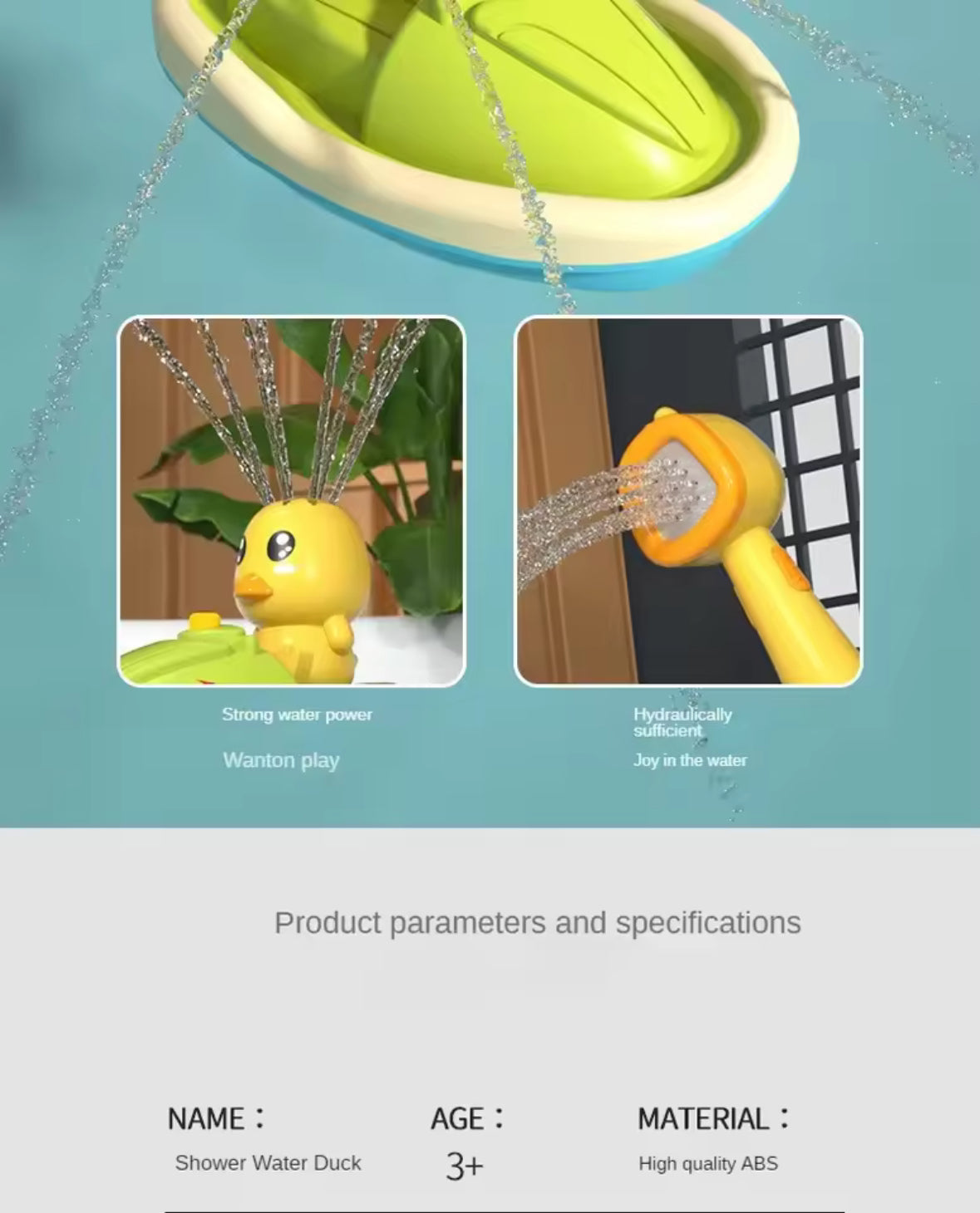 Cute Duck Electric Water Spray Bathroom Bathing Toys Baby Bath Toys Kids Bath And Shower Bathtubs Interactive Boy girl Gifts