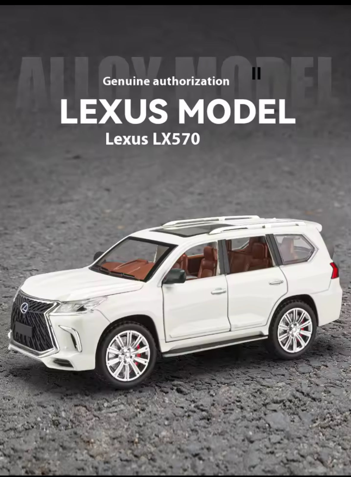 Lexus LX570 Off Road SUV Alloy Diecast Car Model Computer Desktop Collection Hobby Ornament Gift For kids Present Box 1:24 sacle