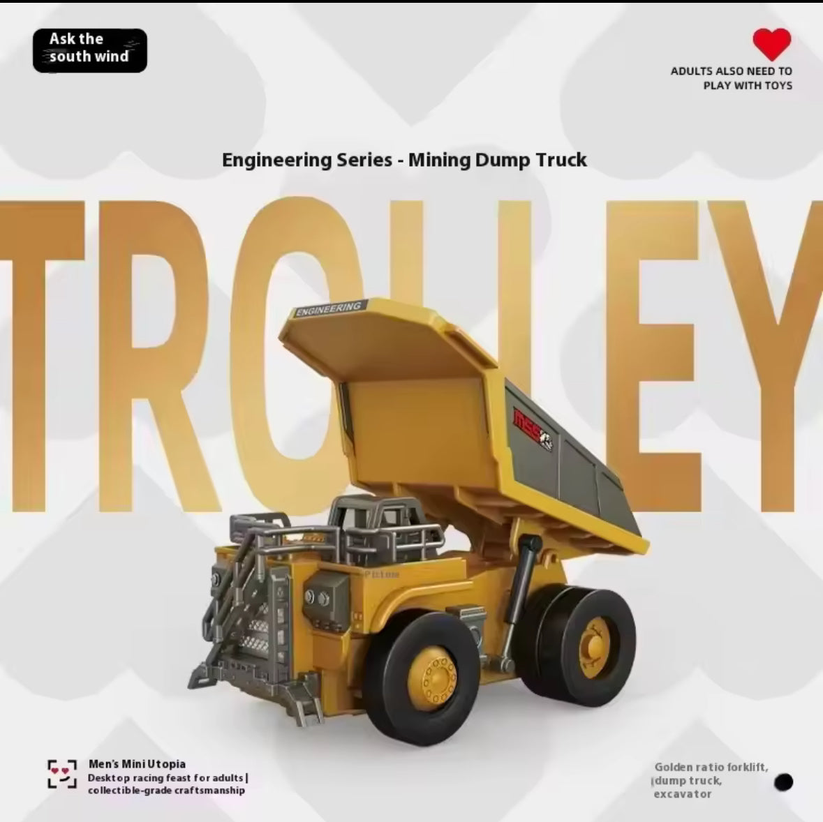 New RC Car 1:64 Full Scale Alloy Mini RC Engineering Vehicle 2.4G Mobile Phone RC Excavator Dumper Truck