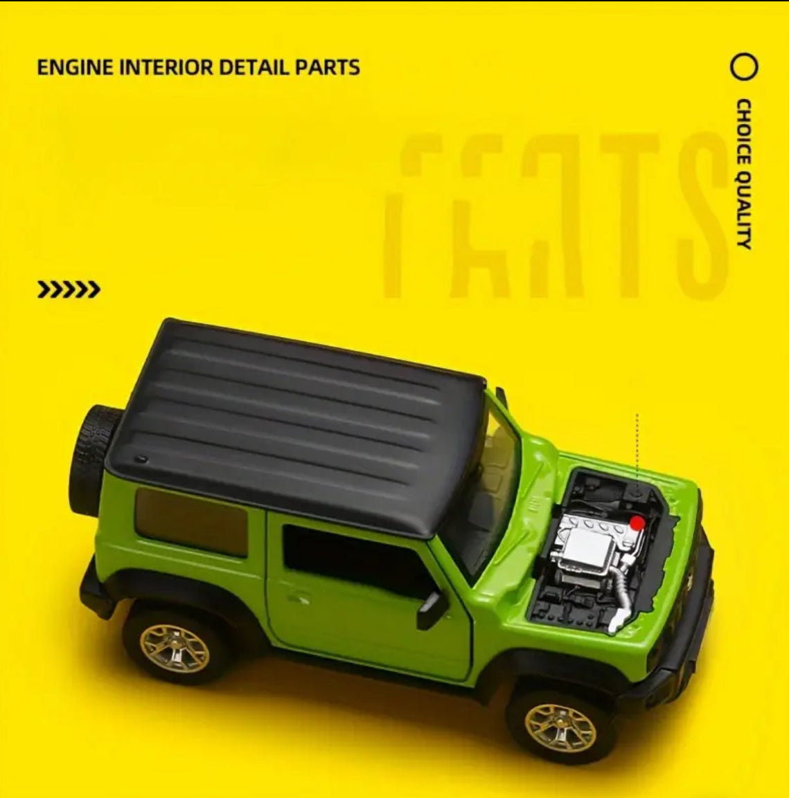 1:32Suzuki Jimny Alloy Automobile Model Die-cast Metal Off-Road Vehicle Model Collection Children's Toy Gifts