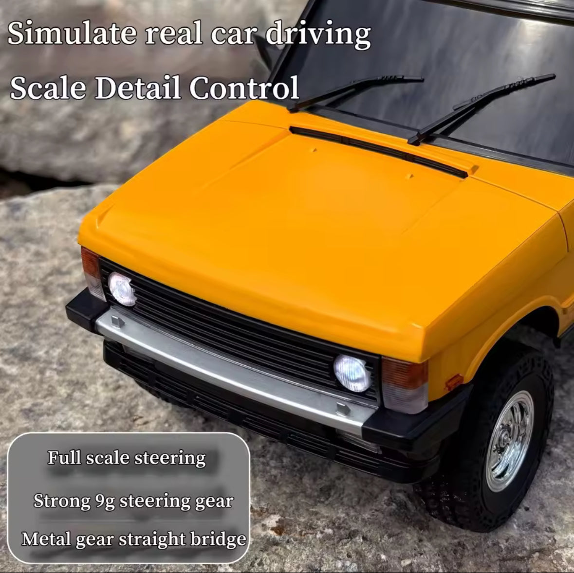 Ld18401 1/18 Remote Control Car Rc Offroad 4x4 Land Rover Simulation Remote Control Model Climbing Car Boys Kids Birthday Gift