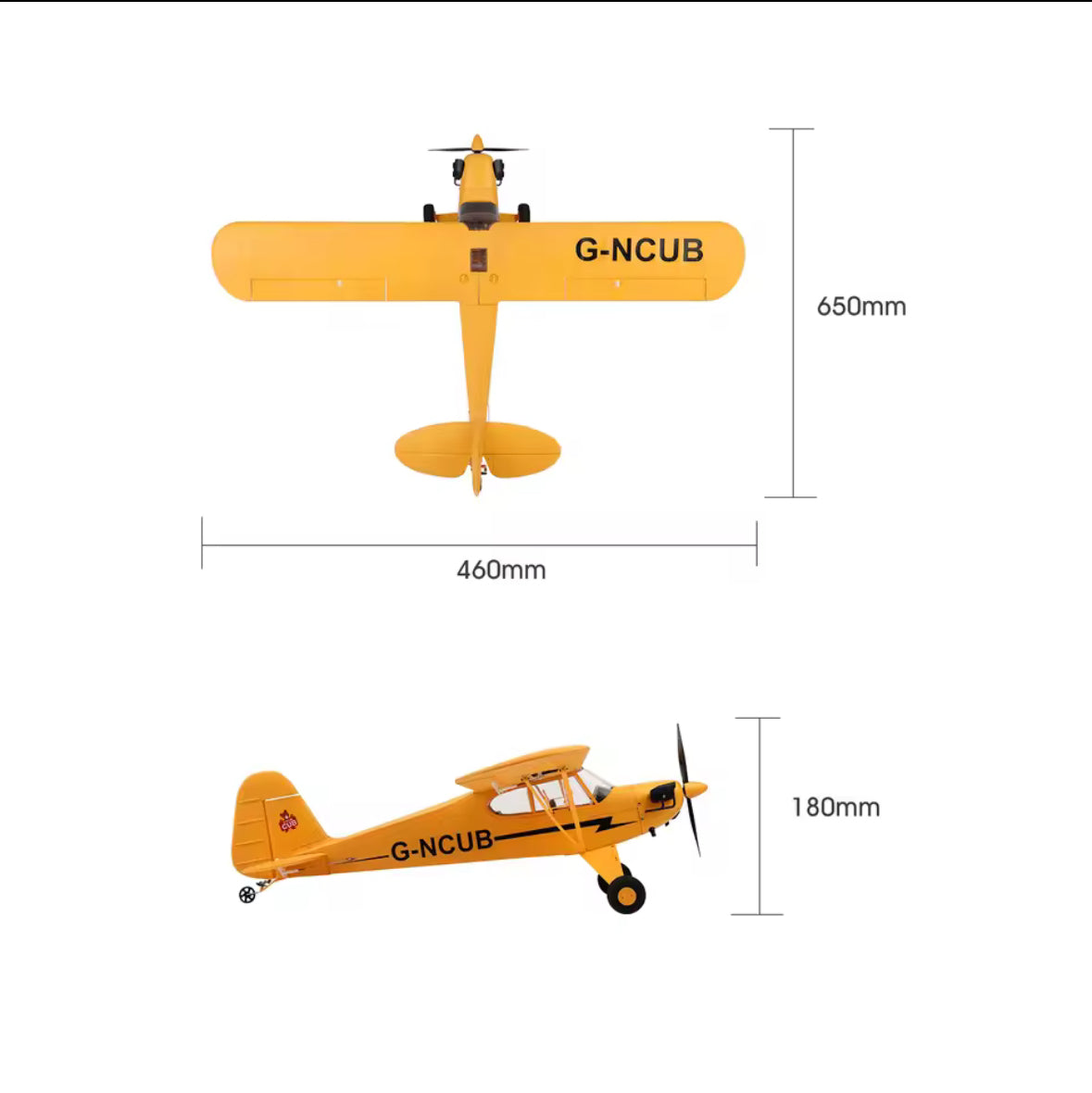 RC Plane RTF 2.4G Brushless Motor 3D/6G Remote Control Airplane Wltoys A160 Upgraded J3-CUB Ready To Fly