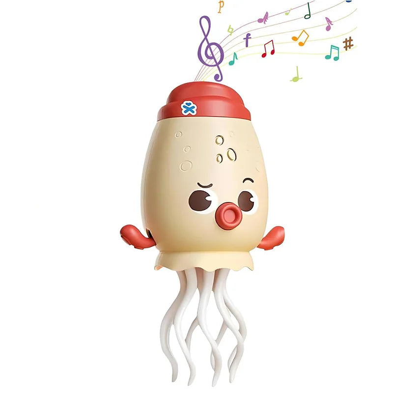 Electric Dancing Octopus Toy Kids Sound and Light Obstacle Avoidance Crawling Simulated Octopus Baby Fun Interactive Toys