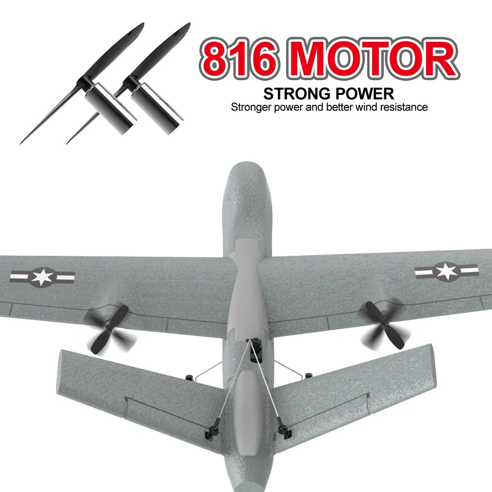 Z55 RC Plane 2.4G 3CH EPP Foam Remote Control Fighter Fixed Wingspan Glider Outdoor Airplane Toys Gifts