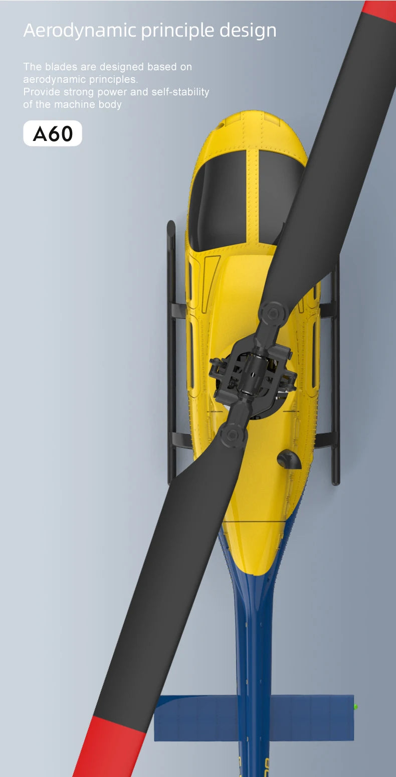 RC Plane 2025 RC ERA A60 1:42remote-controlled aircraft  Bell 206 helicopter optical flow positioning 2.4g original