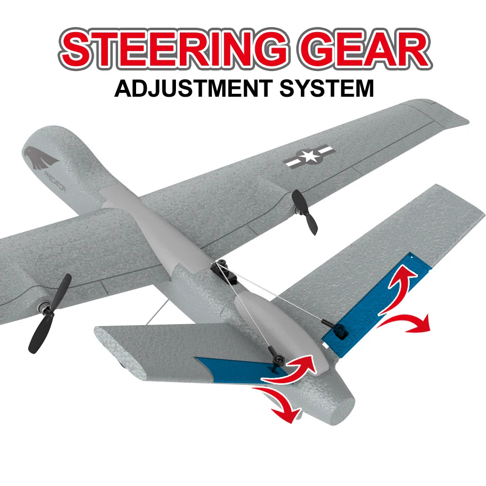 Z55 RC Plane 2.4G 3CH EPP Foam Remote Control Fighter Fixed Wingspan Glider Outdoor Airplane Toys Gifts
