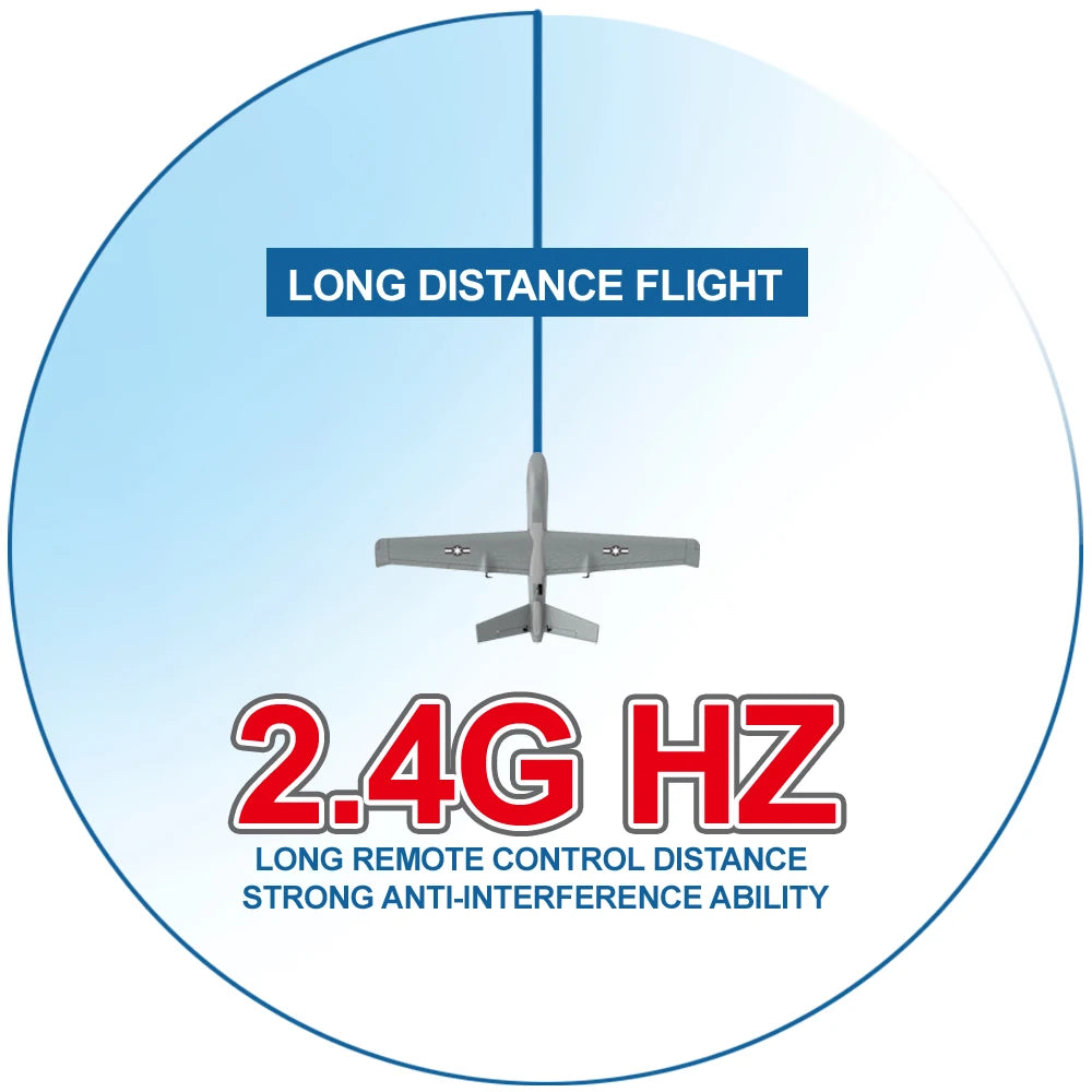 Z55 RC Plane 2.4G 3CH EPP Foam Remote Control Fighter Fixed Wingspan Glider Outdoor Airplane Toys Gifts