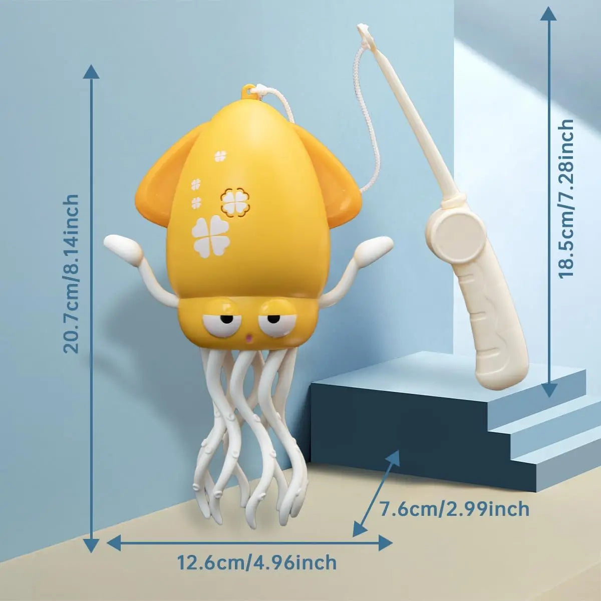 Electric Dancing Octopus Toy Kids Sound and Light Obstacle Avoidance Crawling Simulated Octopus Baby Fun Interactive Toys