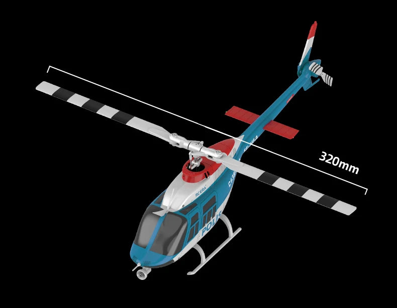 RC ERA In stock 2025 new Bell 206 C138 PRO brushless version remote control helicopter model helicopter like real RC drone
