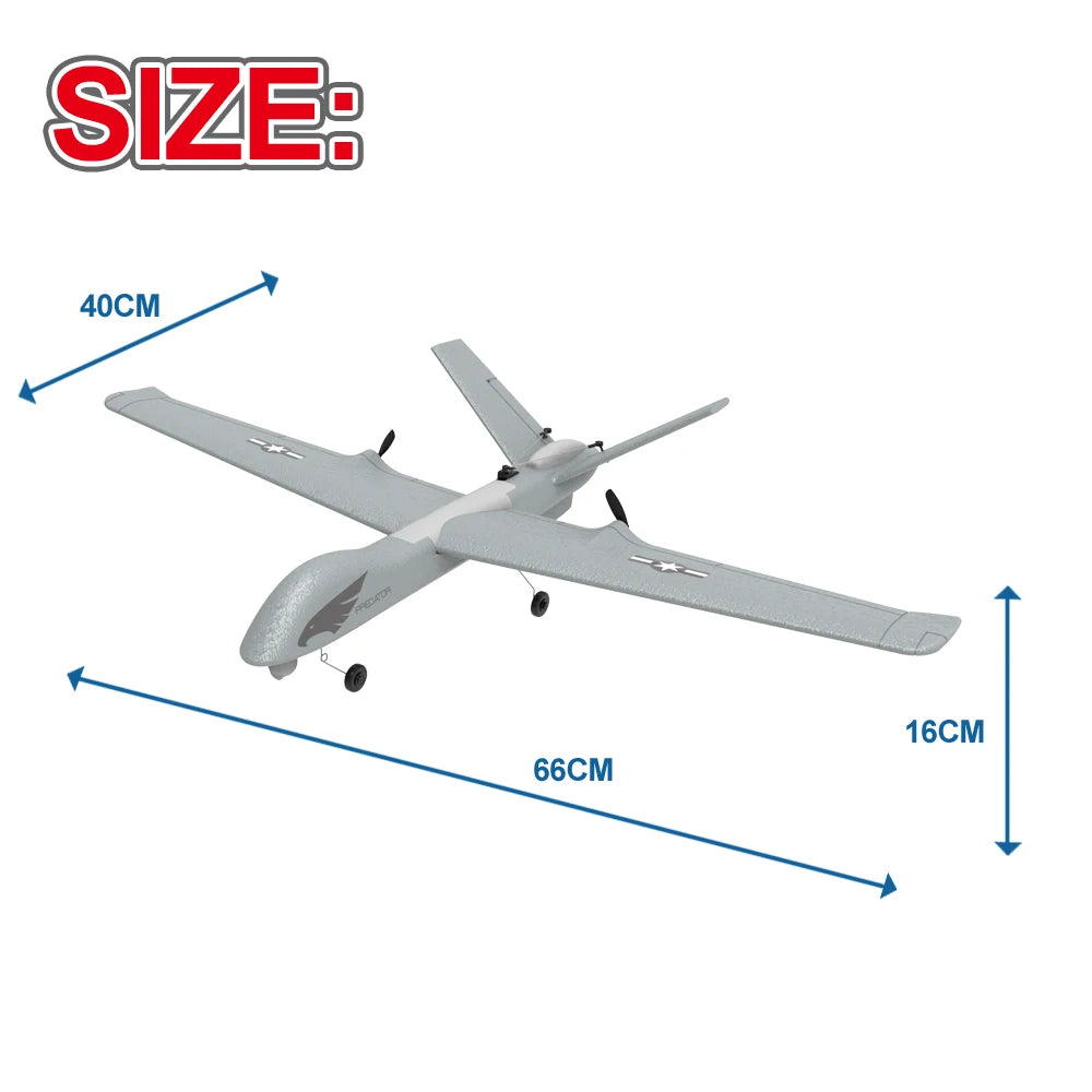 Z55 RC Plane 2.4G 3CH EPP Foam Remote Control Fighter Fixed Wingspan Glider Outdoor Airplane Toys Gifts