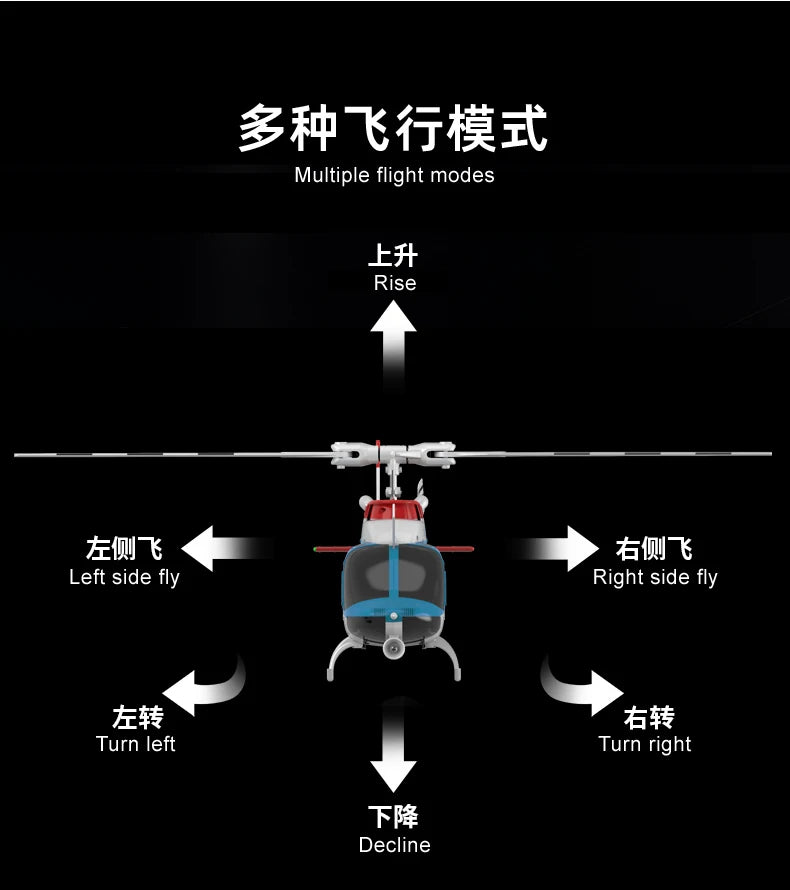 RC ERA In stock 2025 new Bell 206 C138 PRO brushless version remote control helicopter model helicopter like real RC drone