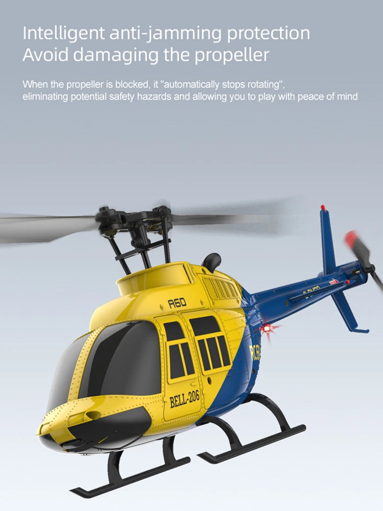 RC Plane 2025 RC ERA A60 1:42remote-controlled aircraft  Bell 206 helicopter optical flow positioning 2.4g original