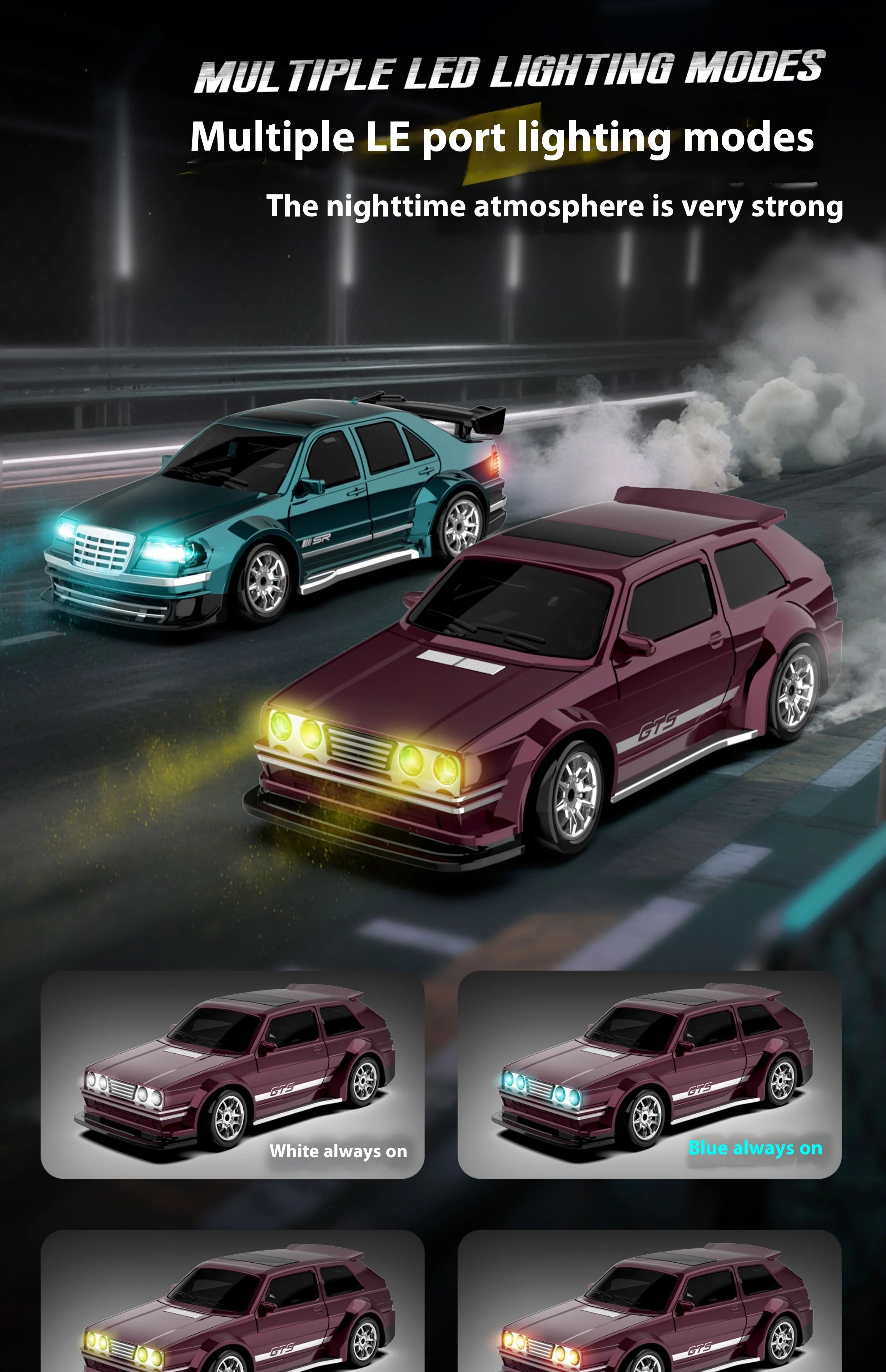 Rc Cars 1:43 Full-Scale Four-Wheel Drive High-Speed Drift Car Remote Control Car 2.4g With Gyroscope Mini Remote Control Car Toy