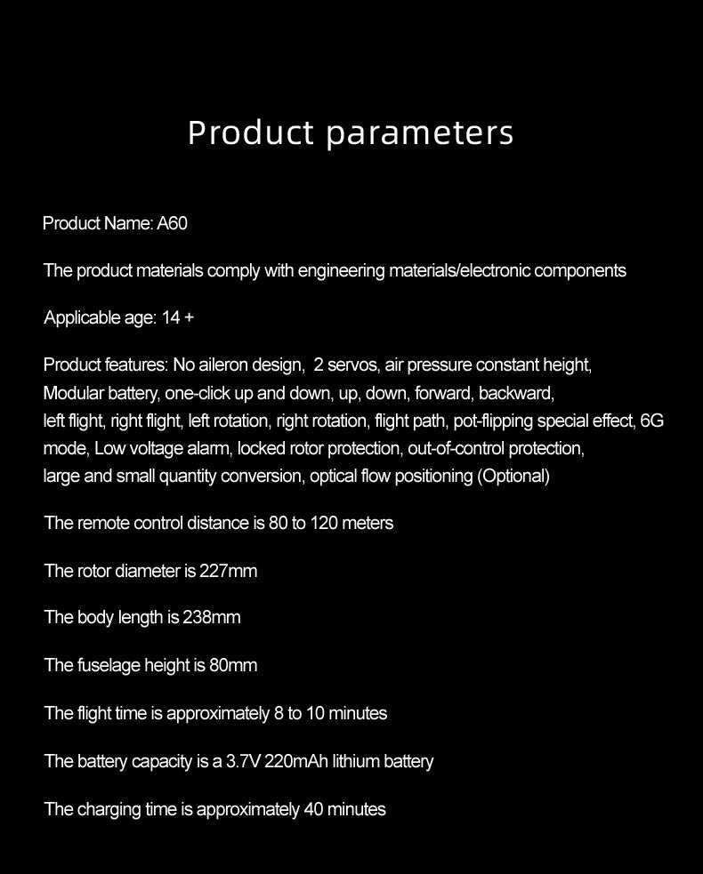 RC Plane 2025 RC ERA A60 1:42remote-controlled aircraft  Bell 206 helicopter optical flow positioning 2.4g original
