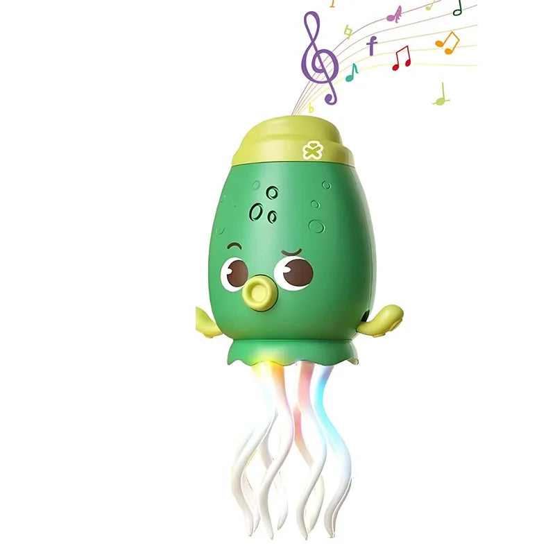 Electric Dancing Octopus Toy Kids Sound and Light Obstacle Avoidance Crawling Simulated Octopus Baby Fun Interactive Toys