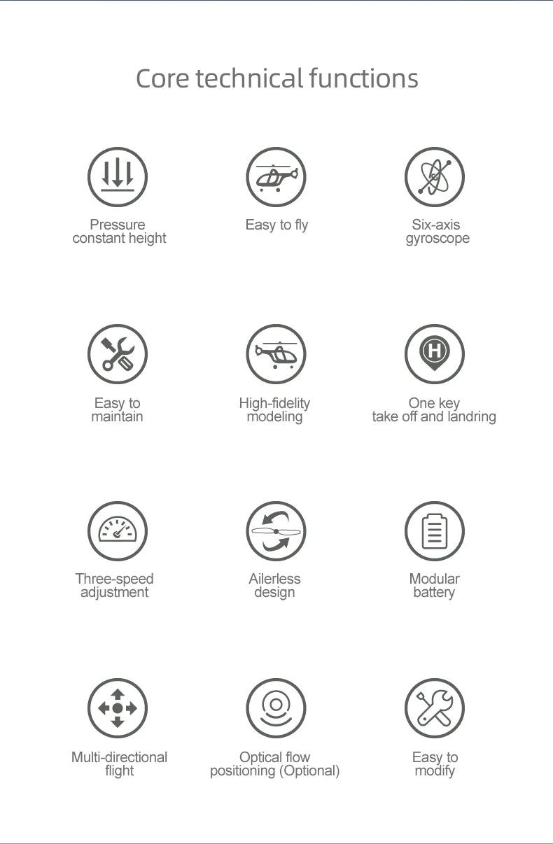 RC Plane 2025 RC ERA A60 1:42remote-controlled aircraft  Bell 206 helicopter optical flow positioning 2.4g original