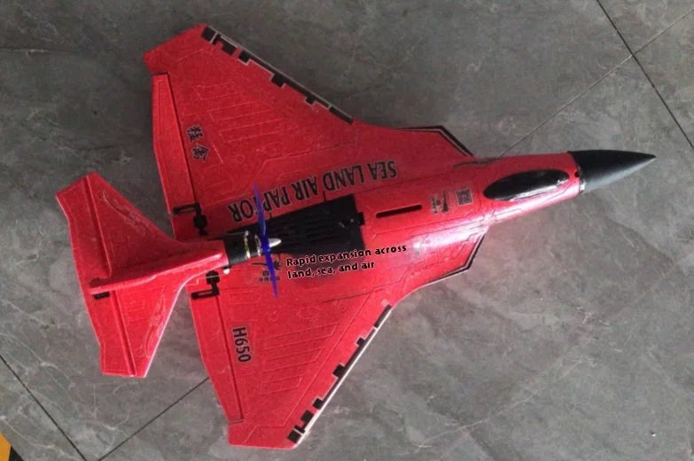 New H650 Big Size Rc Plane Water Proof And Fall Resistant Land And Air Raptor Rc Raptor Fixed Wing Foam Aircraft Outdoor Glider