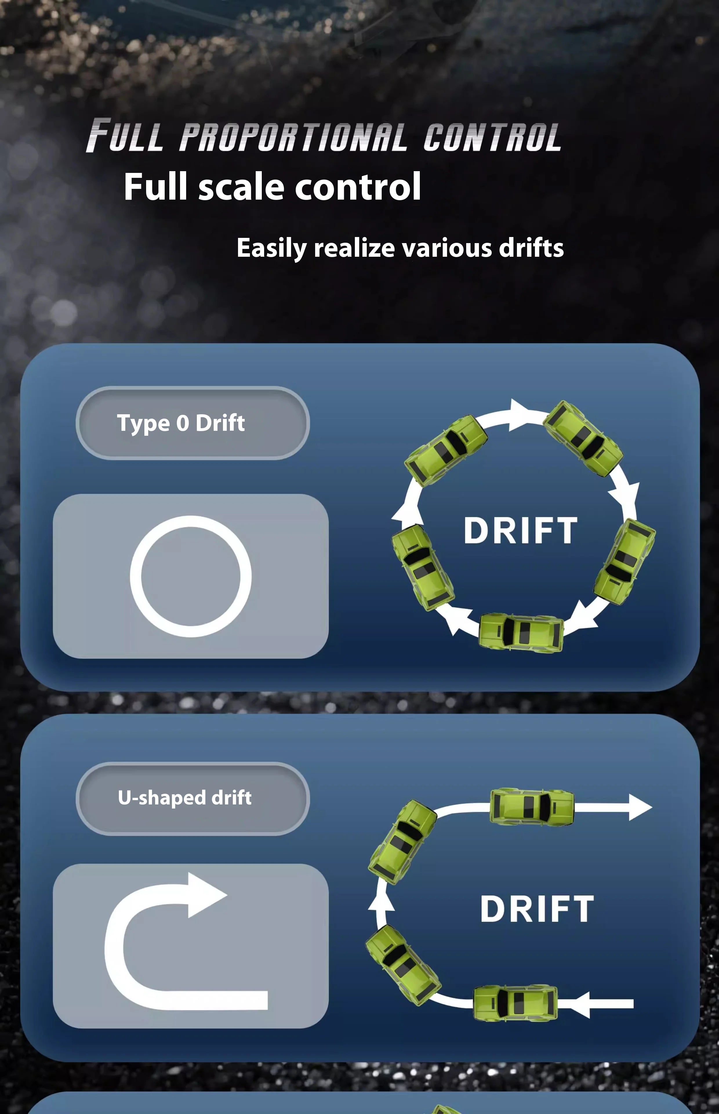 Rc Cars 1:43 Full-Scale Four-Wheel Drive High-Speed Drift Car Remote Control Car 2.4g With Gyroscope Mini Remote Control Car Toy