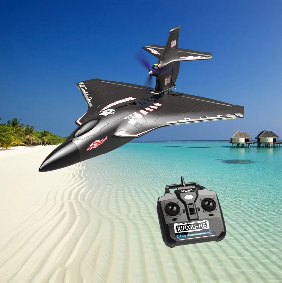 New H650 Big Size Rc Plane Water Proof And Fall Resistant Land And Air Raptor Rc Raptor Fixed Wing Foam Aircraft Outdoor Glider