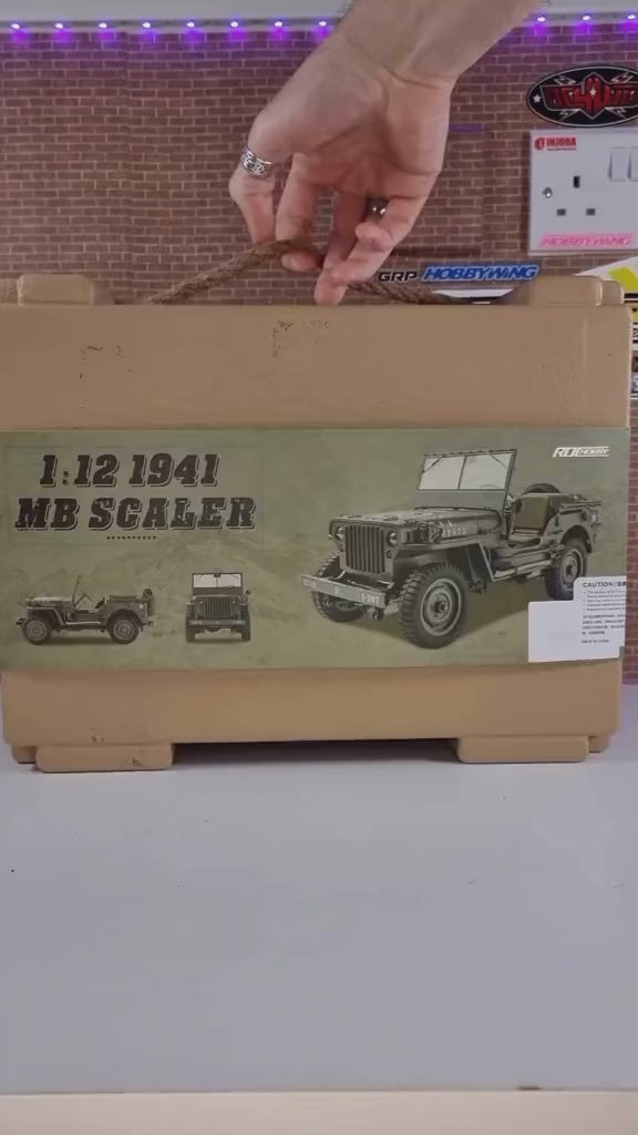 1:10 RC Military Jeep – 4WD Crawler Adventure Truck